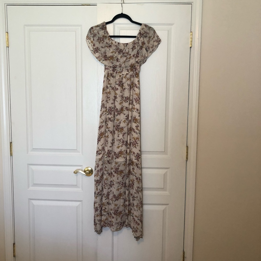 Miss selfridge floral maxi dress